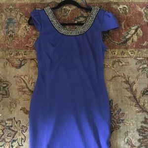 Cobalt blue dress